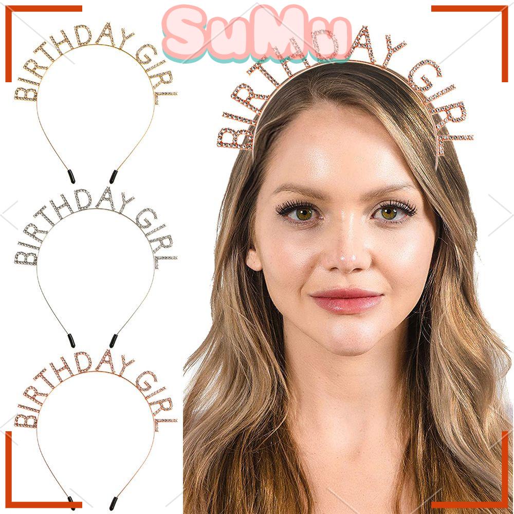 Sumu Sinh Nhật Cô Gái Băng Đô Thời Trang Phụ Nữ|Băng Đô Cài Tóc Thiết Kế Dễ Thương