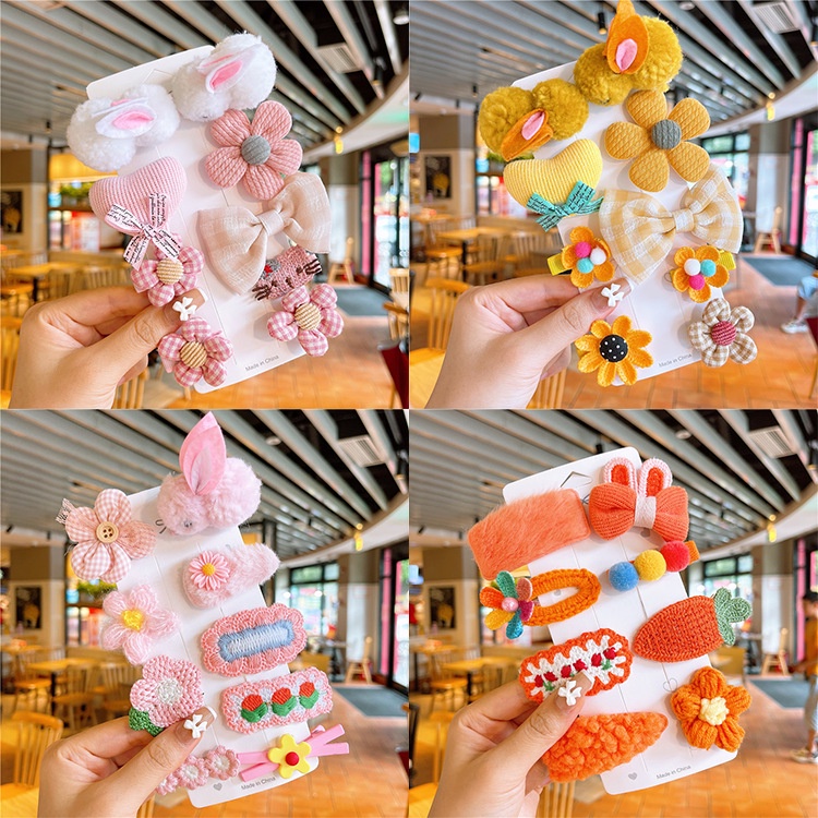 PVN45119 Set  kẹp tóc cho bé gái T888