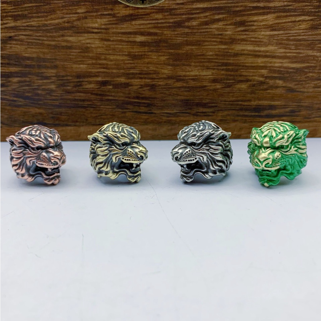 Phụ Kiện Dây Treo Trang Trí Hình Con Hổ Bằng Đồng Phong Cách Trung Hoa