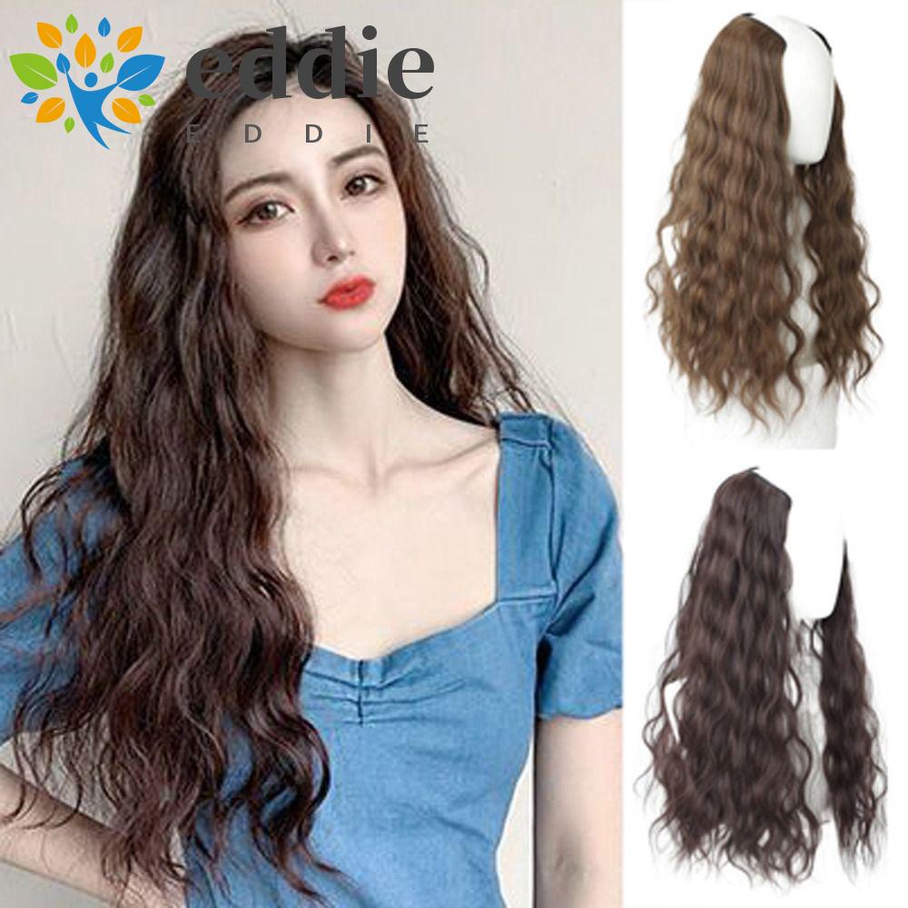 Bộ Tóc Giả 26 Kiểu Kẹp Màu Đen Bằng Sợi Tổng Hợp Cách Nhiệt Tự Nhiên