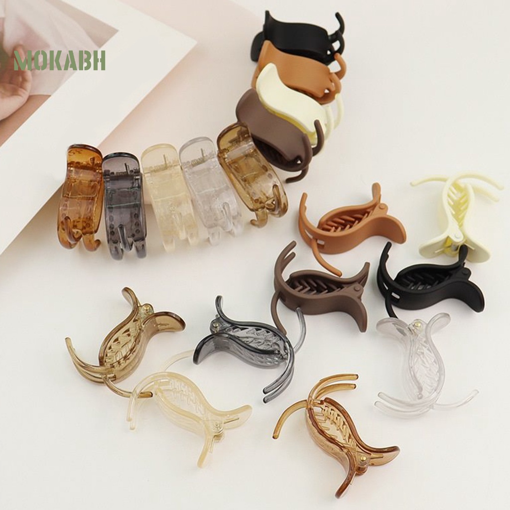 Kẹp Tóc Chống Trượt Màu Trơn Dễ Sử Dụng Dành Cho Nữ