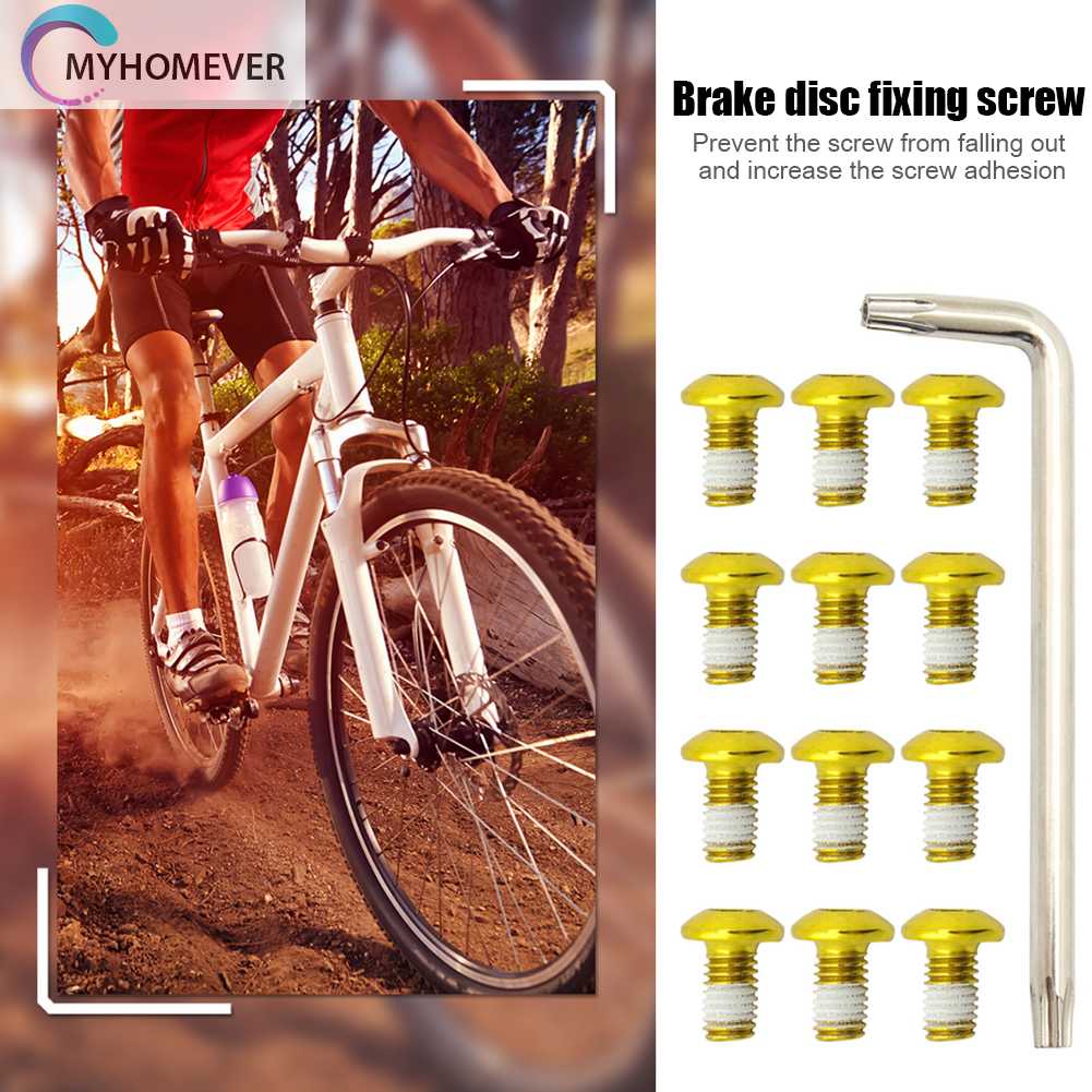 Bộ 12 Ốc Vít T25 M5x9mm Cho Đĩa Phanh Xe Đạp
