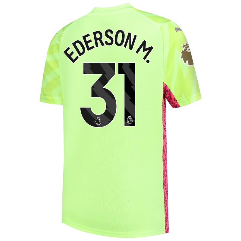 Áo Thun Thể Thao Mẫu Mới 2023-2024 MAC Goalkeeper Home Away Ederson