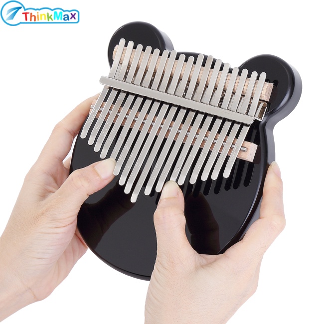 Đàn Kalimba 17 Phím Bằng Nhựa Acrylic Màu Đen