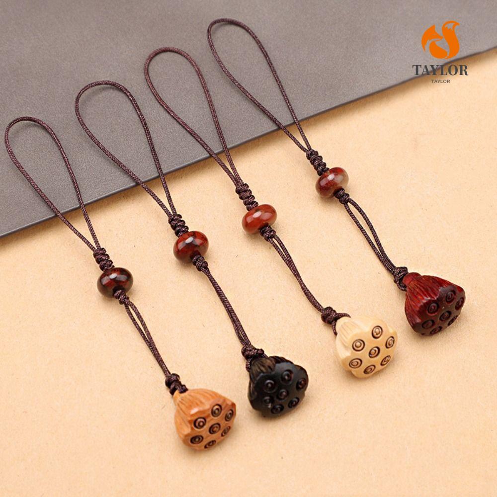 Móc Điện Thoại Bằng Gỗ Mun Sáng Tạo Đa Năng Chống Thất Lạc TAYLOR1