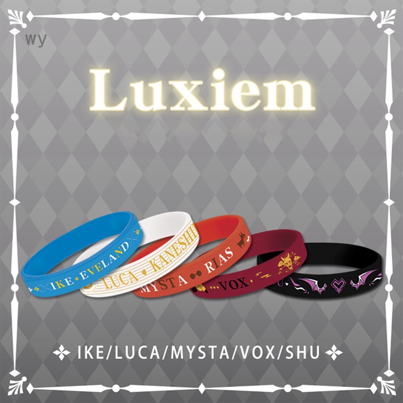 Vòng Tay Silicon Họa Tiết Hoạt Hình Luxiem Dễ Thương Cho Học Sinh