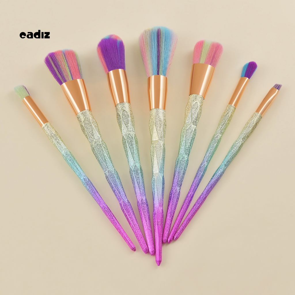 Bộ 7 Cọ Trang Điểm Nền Che Khuyết Điểm Mềm Mại Thoải Mái Tiết Kiệm Thời Gian Chuyên Nghiệp