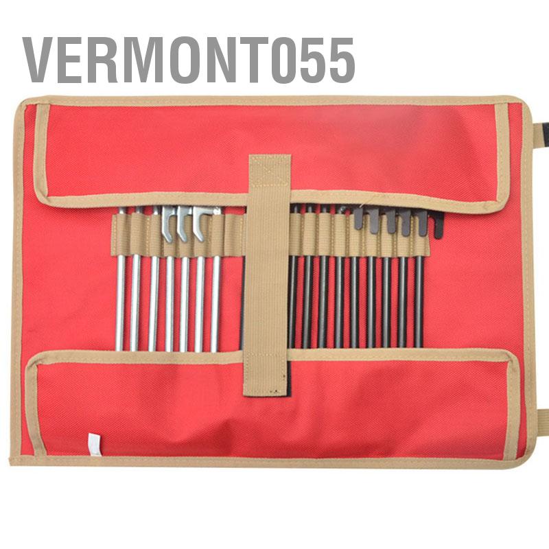 Vermont055 Cọc Lều Túi Bảo Quản Cắm Trại Di Động Chống Nước Vải Oxford Búa Dụng Cụ