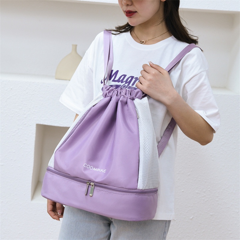 Túi Đựng Đồ Thể Thao Chống Thấm Nước Có Ngăn Khô Ướt Tách Biệt Tiện Dụng