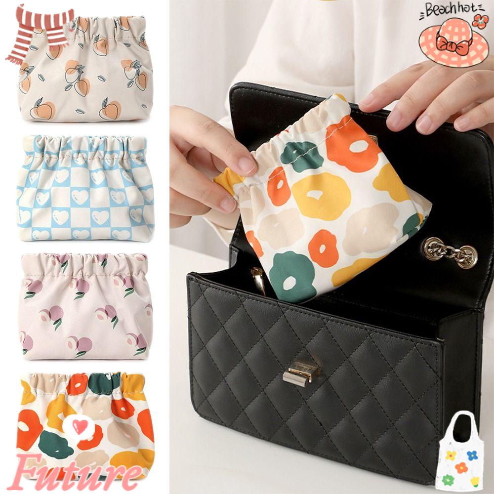 Túi Đựng Tiền Xu Mini In Họa Tiết Xinh Xắn Dùng Khi Đi Du Lịch