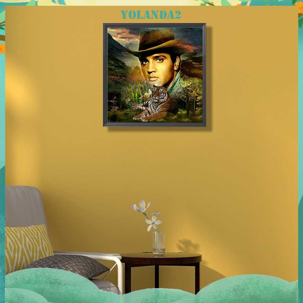 Tranh Đính Đá Kim Cương Toàn Bộ 5D DIY Hình Vẽ Presley