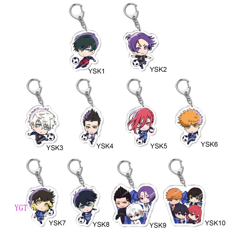 Ygt Móc Chìa Khóa Bằng Acrylic Hình Nhân Vật Isagi Yoichi Bachira Chigiri