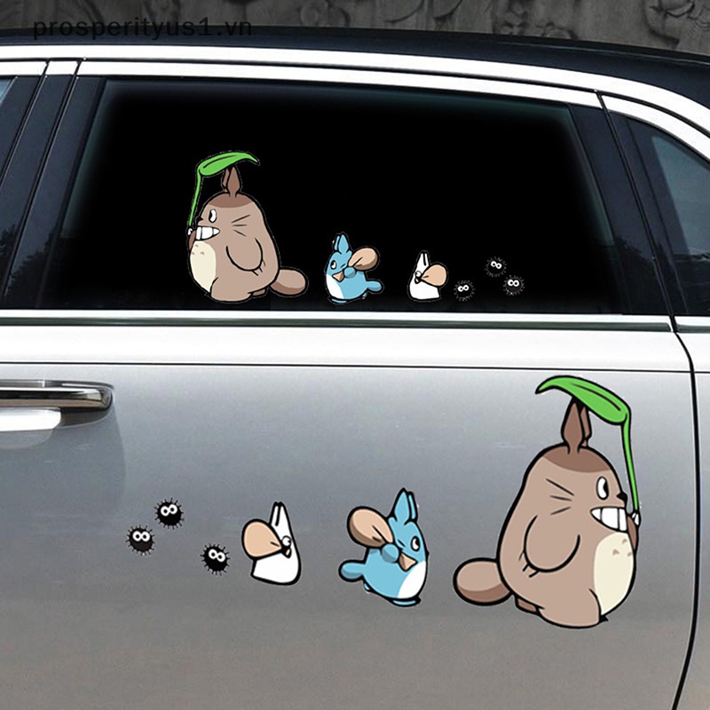 1 Miếng Dán Trang Trí Xe Hơi / Xe Máy Hình Totoro Hạt Oak [VN] 1 Cái