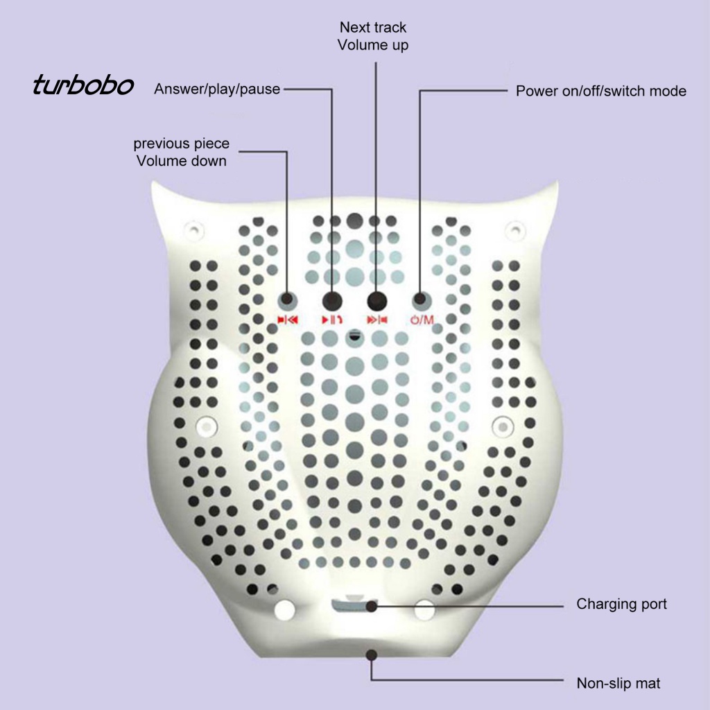 Loa Bluetooth 5.0 Không Dây Hình Chim Cú Đáng Yêu Và Phụ Kiện