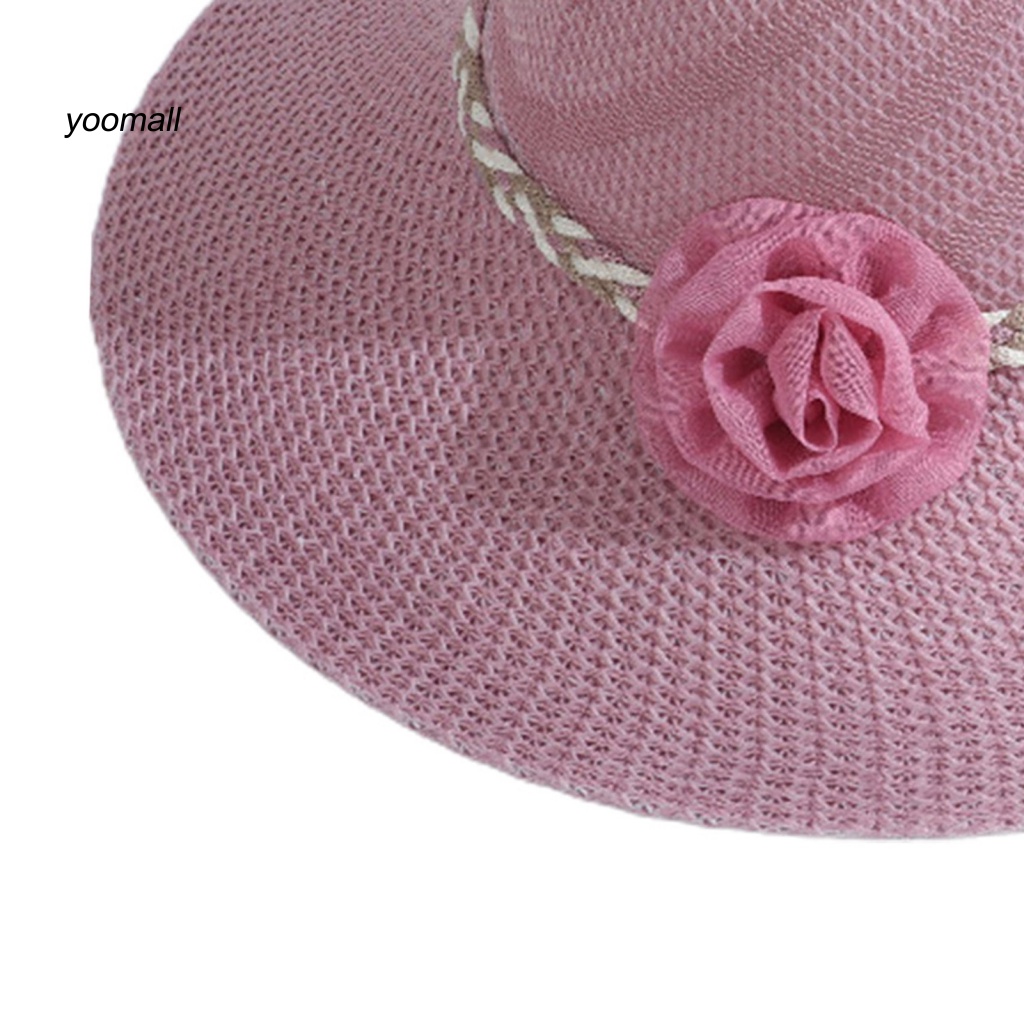 Mũ Rộng Vành Phối Lưới Màu Sắc Thời Trang Cho Nữ