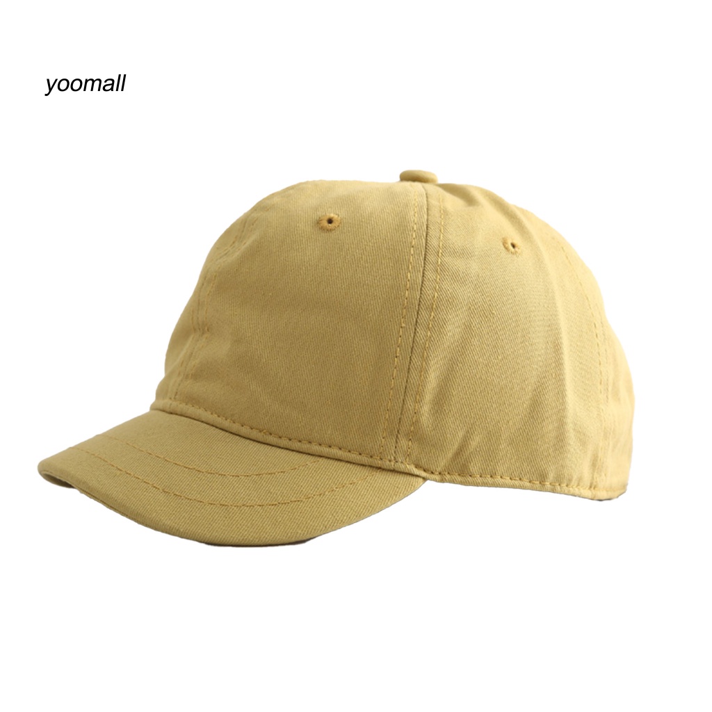 Mũ Lưỡi Trai Màu Trơn Chống Nắng Mềm Mại Thoáng Khí Có Vành Chống Trượt Có Thể Điều Chỉnh Cho Nam