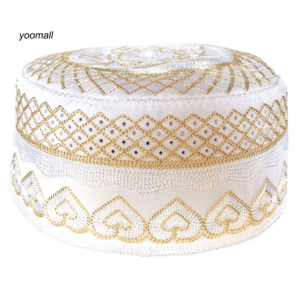 Mũ Lưỡi Trai Phẳng Thêu Họa Tiết Kẻ Sọc Phong Cách Retro Tinh Tế Cho Nam