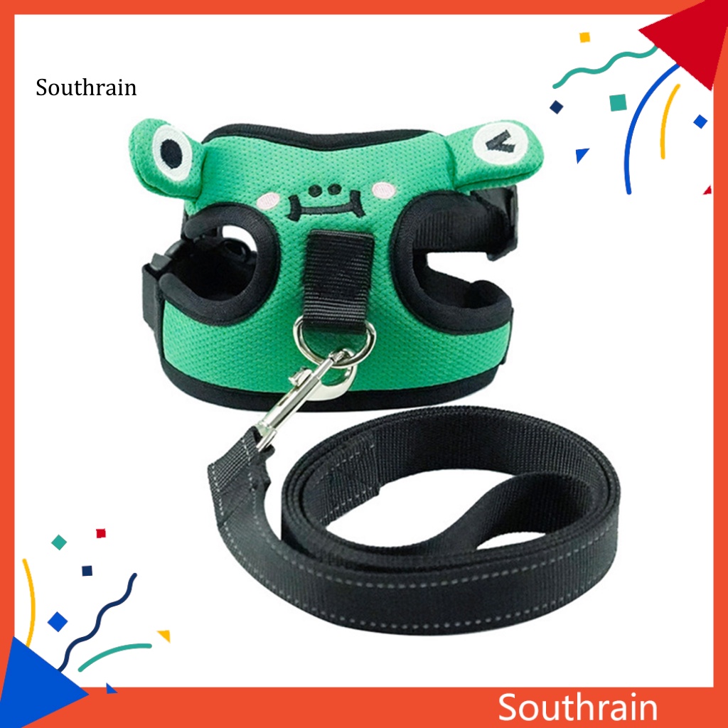 Dây Dắt Thú Cưng Đi Dạo Bằng Polyester Thoáng Khí Điều Chỉnh Được