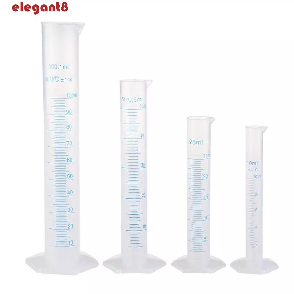 Xi Lanh Nhựa Đo Lường Trong Suốt Dung Tích 10 / 25 / 50 / 100 / 250 / 500ml