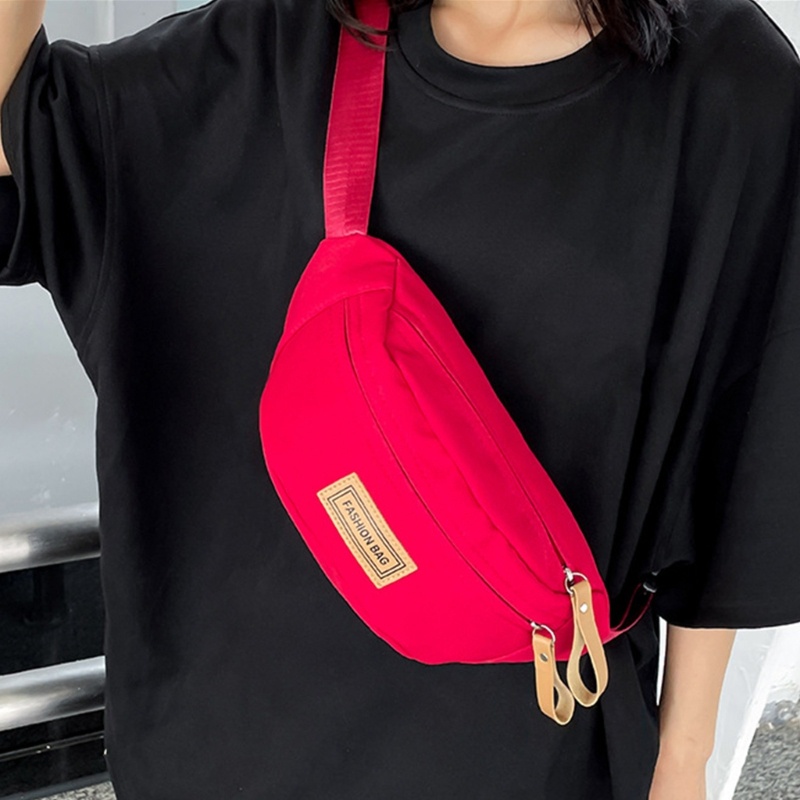 Túi Đeo Chéo Ngực / Thắt Lưng Bằng Nylon Sức Chứa Lớn Phong Cách Thể Thao Thời Trang Cho Nam Và Nữ