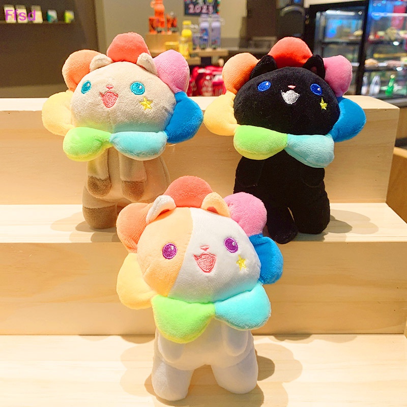 {Ffsd} Móc Khóa Búp Bê Mèo Nhồi Bông Mềm Mại Sáng Tạo Thời Trang Làm Quà Tặng Sinh Nhật Cho Trẻ Em * Bán Chạy