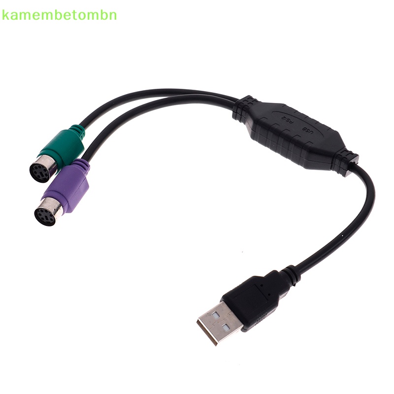 1 Dây Cáp Chuyển Đổi kamembbn Từ usb Sang dual ps2 female