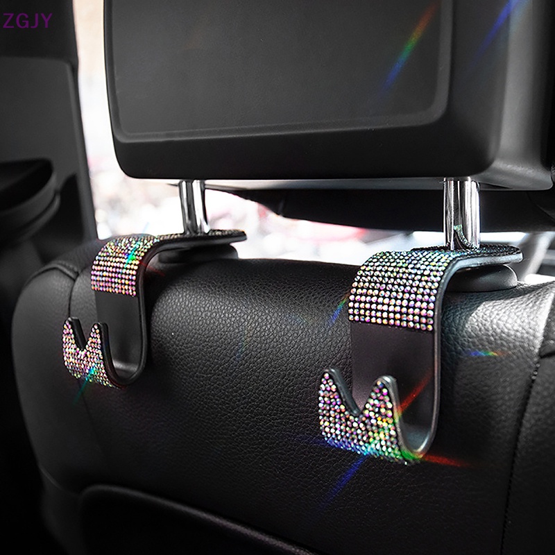 Móc Treo Đồ Gắn Ghế Xe Hơi Đính Đá Kim Cương Mới