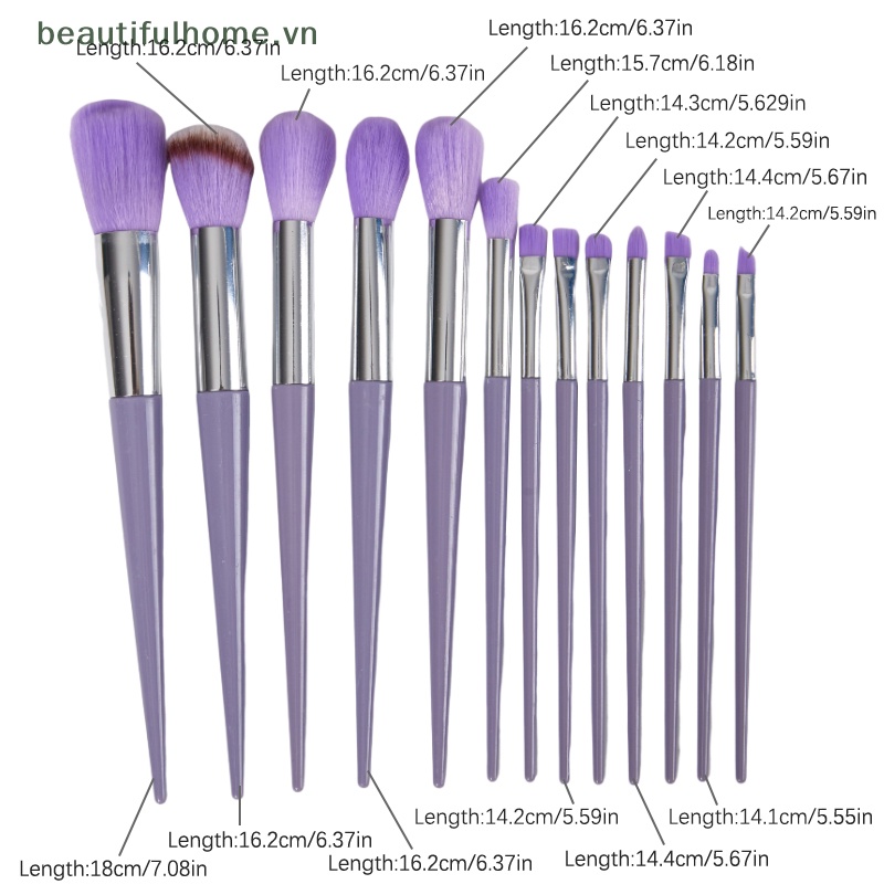 Bộ 13 Cọ Trang Điểm Chuyên Nghiệp Chất Lượng Cao