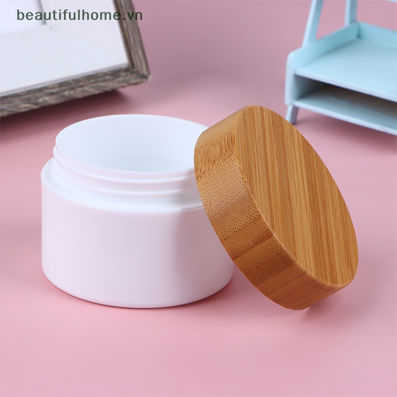 1 Hộp Rỗng Có Nắp Bằng Tre PP Chất Lượng Cao