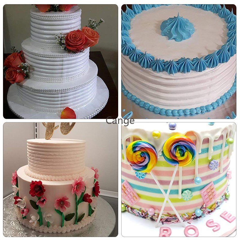 Set 4 Dụng Cụ Chà Láng Tạo Hình Trang Trí Bánh Kem