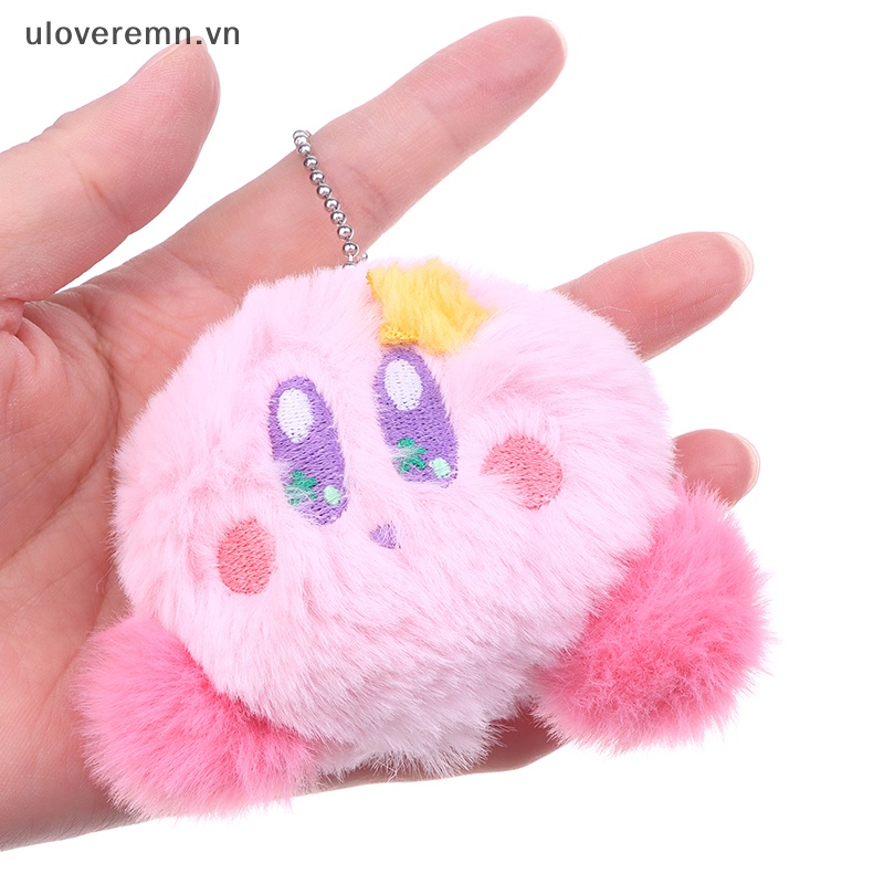 Móc Khóa Hình Búp Bê Hoạt Hình Kirby Nhồi Bông Mềm Mại
