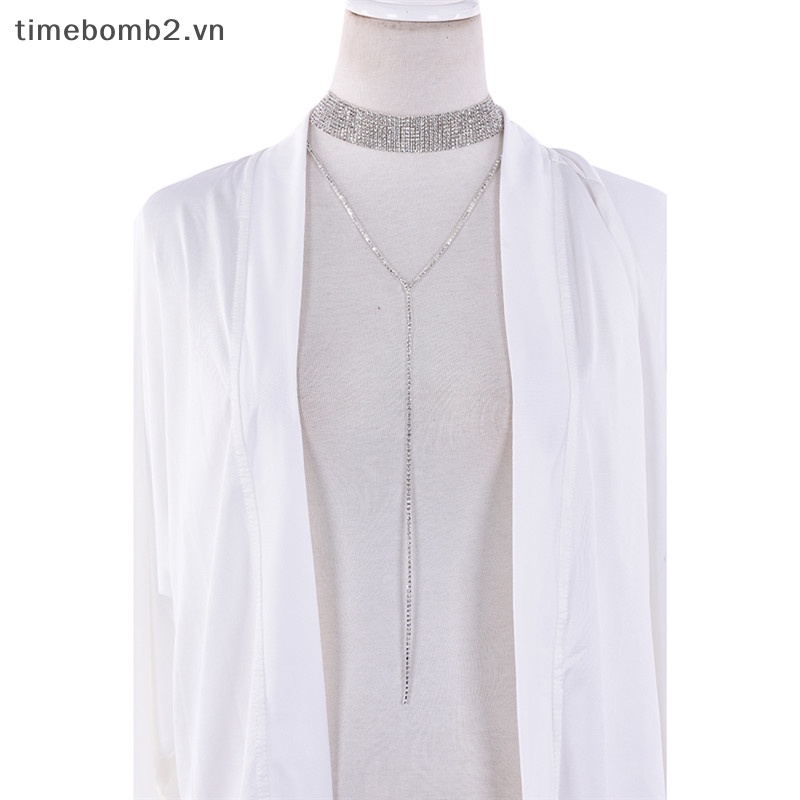 Vòng Cổ Choker Đính Đá Thời Trang Dành Cho Nữ
