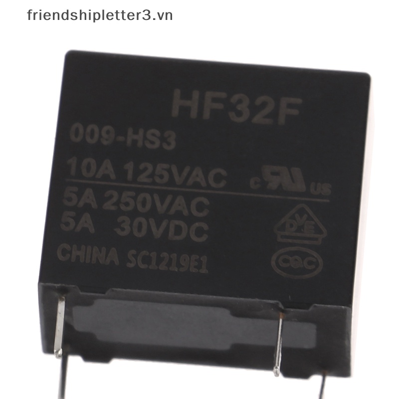 Rơ Le HF32F JZC-32F-005 009 012 024-HS3 4PIN 5A 10A JZC-32F-G-024-HS10A.
