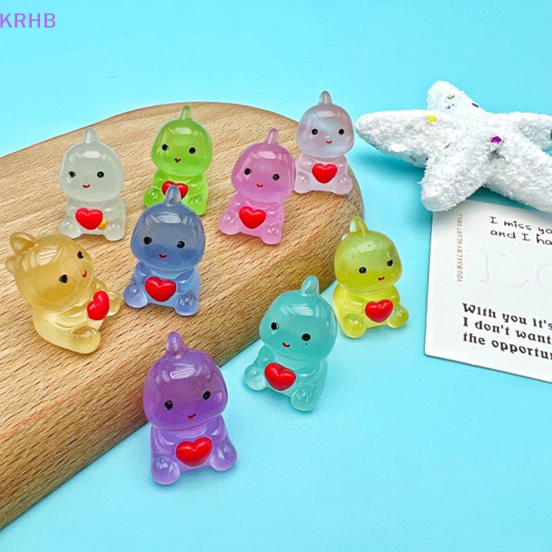 Krhb Set 5 Tượng Nhỏ Phát Sáng Trong Bóng Tối Trang Trí Tiểu Cảnh Craf Mới