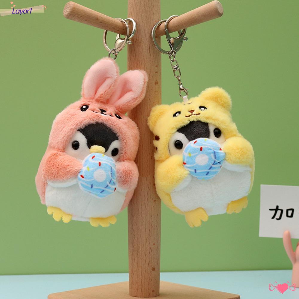 Móc Khóa Hình Thú Nhồi Bông Đáng Yêu LAYOR1 Tigger