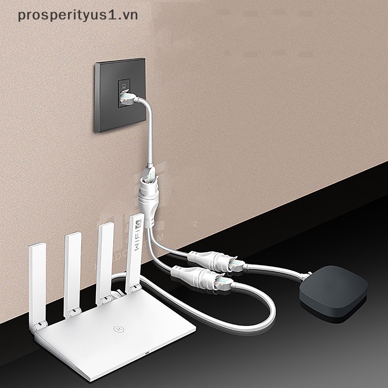 Bộ Chia Hai Cổng Mạng RJ45 Một Đường Chuyên Nghiệp 1 [VN]