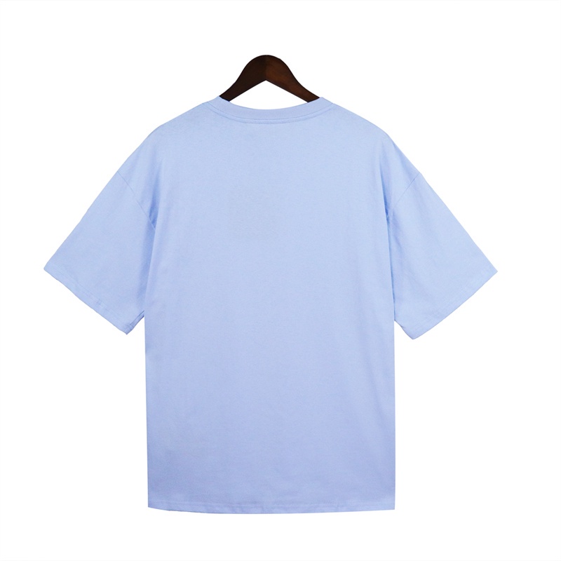 Áo Thun Đen Dáng Rộng In Chữ Palm Angels 23SS Thời Trang Mùa Hè Cá Tính