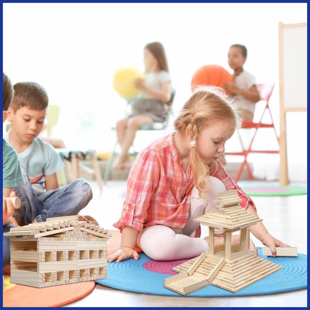 Bộ Đồ Chơi Lắp Ráp Khối Xếp Chồng Khối An Toàn Cho Bé Aavn