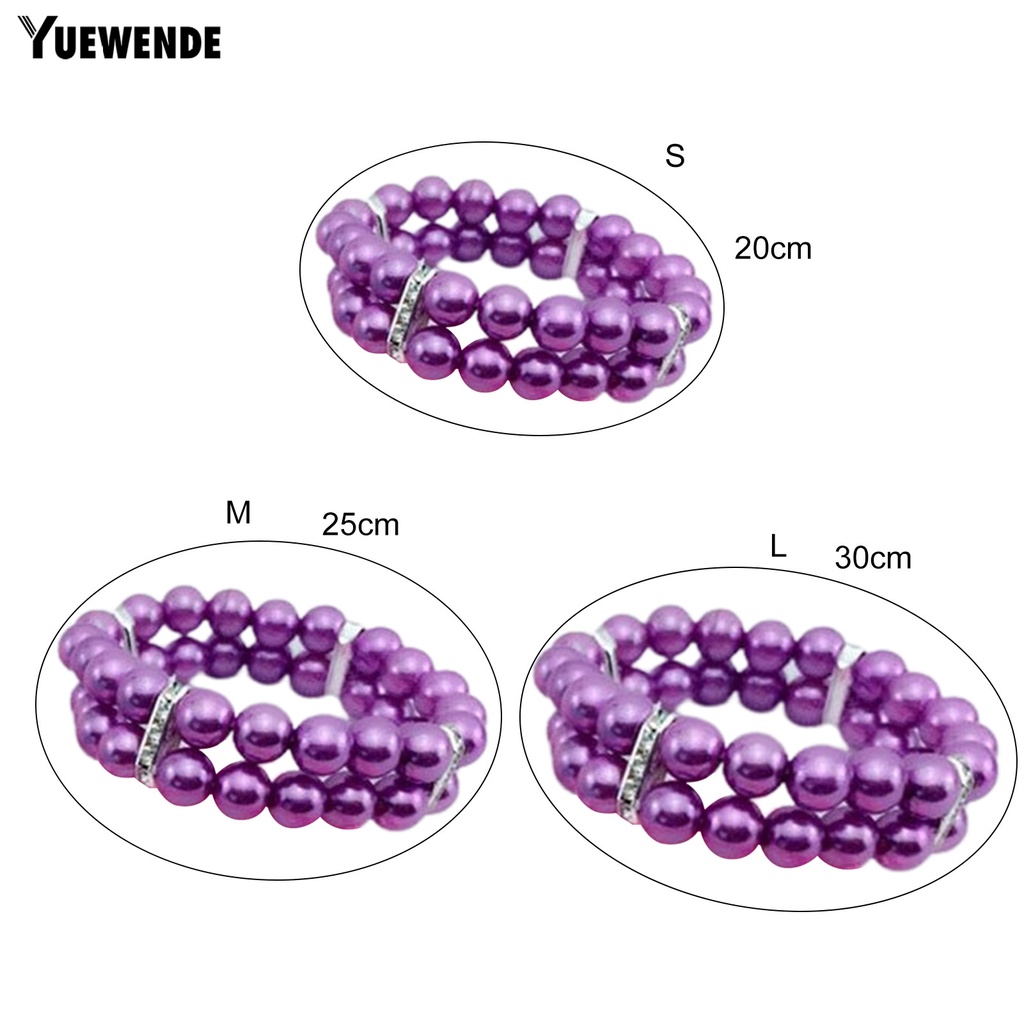 Vòng Cổ YQ.E Co Giãn Tốt 4 Màu Đính Ngọc Trai Giả Cỡ Vừa / Vừa / Mèo Độc Đáo Trang Trí Ngoài Trời