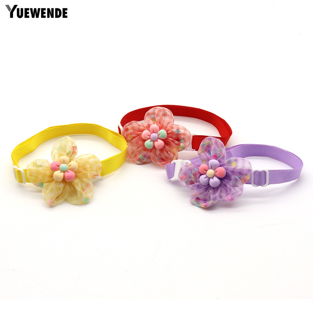 Vòng Cổ Họa Tiết Hoa Xinh Xắn Cho Thú Cưng