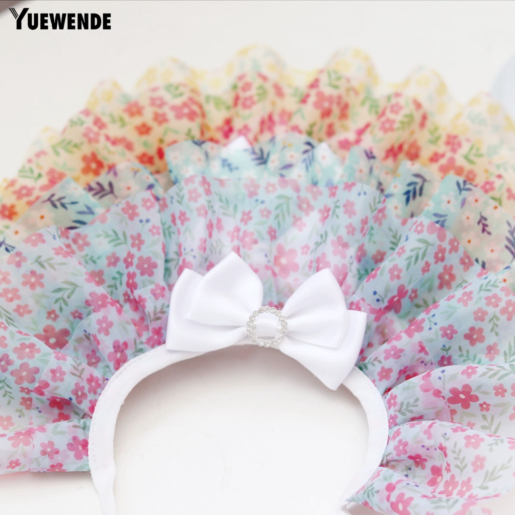 Yếm Đeo Cổ Họa Tiết Hoa Dễ Thương Cho Thú Cưng