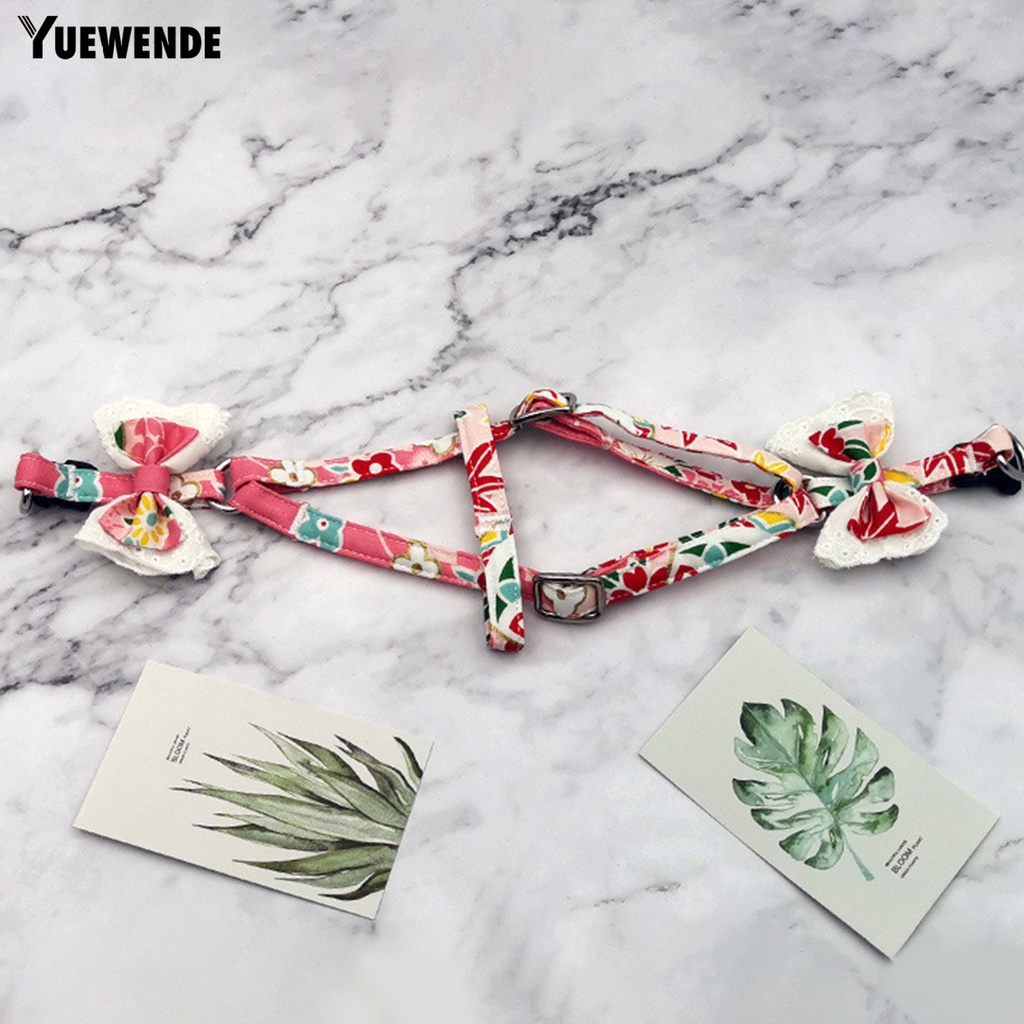 1 Bộ Dây Dắt Thú Cưng Đi Dạo Bằng Cotton Chống Mòn Cỡ Lớn Tiện Dụng