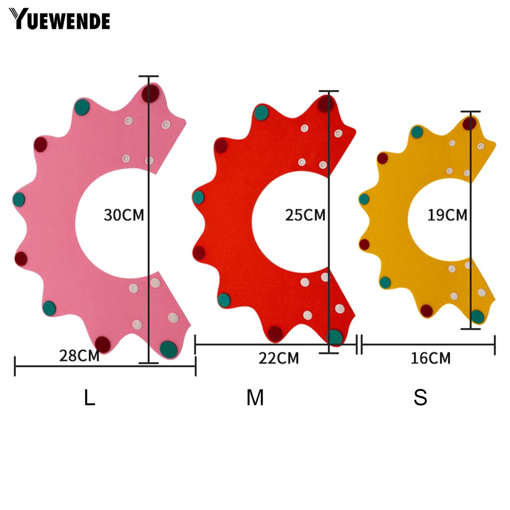 Yq.e Vòng Cổ Bảo Vệ Chống Cắn Có Thể Điều Chỉnh Hình Hoa Dành Cho Mèo Cưng