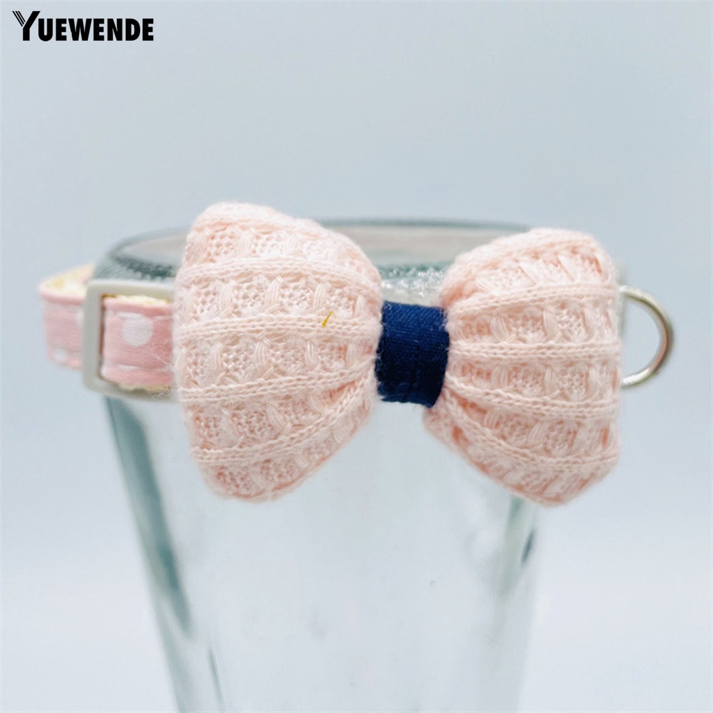 Vòng Cổ Polyester Dễ Thương Bắt Nơ Có Thể Điều Chỉnh Dành Cho Thú Cưng Cỡ Nhỏ / Vừa