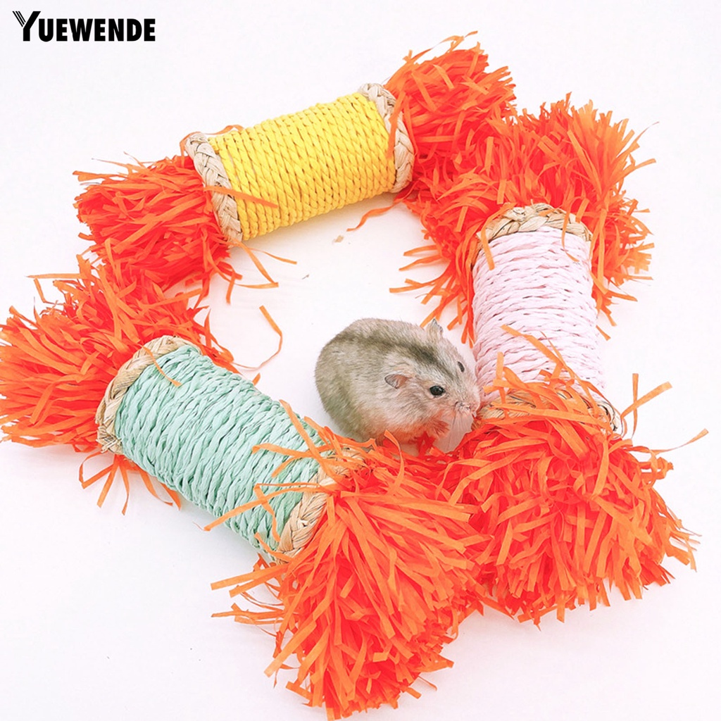 Yq.e Đồ Chơi Đường Hầm Giấy Gọn Nhẹ Chống Trầy Xước Chống Cắn Luyện Tập Nhai Cho Hamster / Thú Cưng
