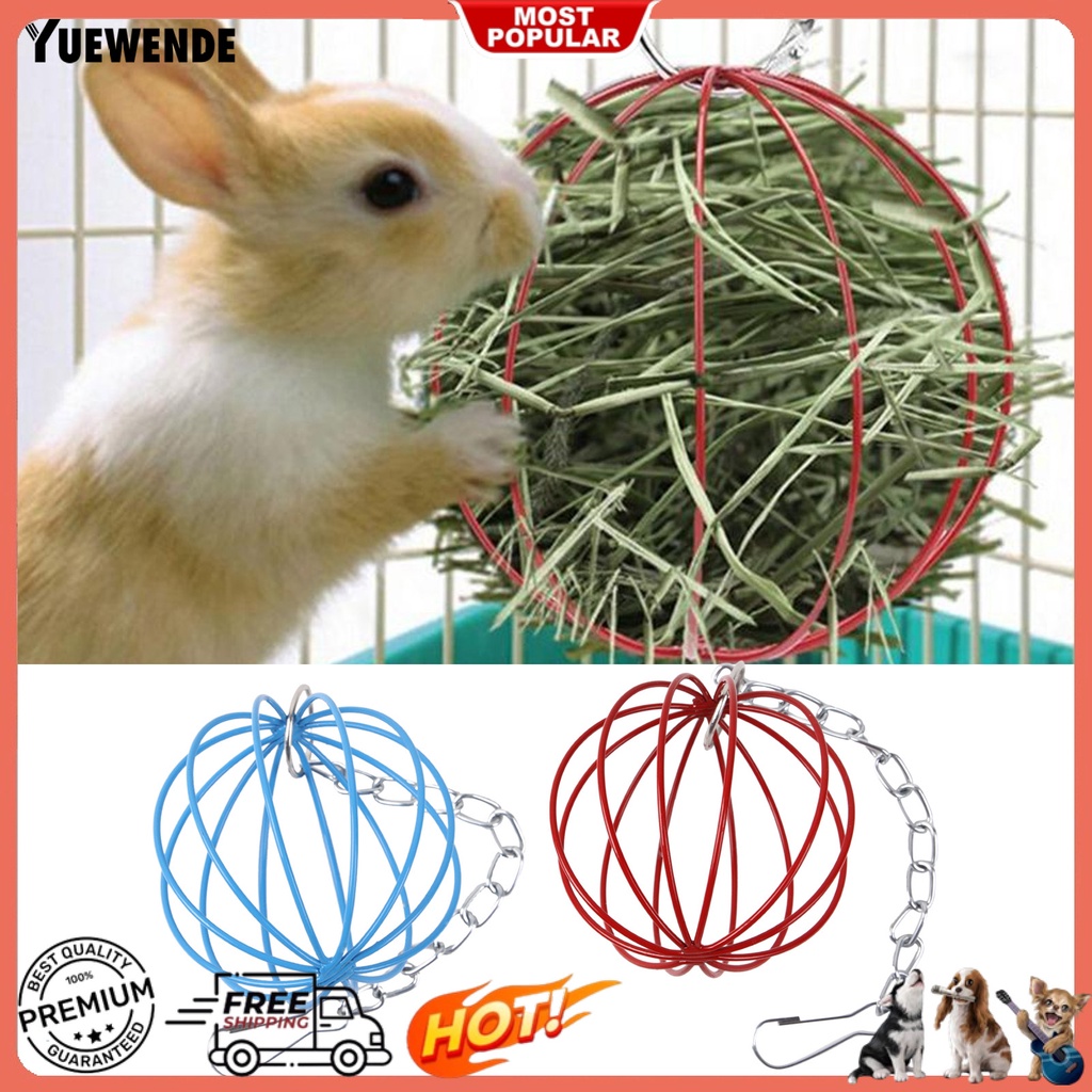 Yq.e Giá Treo Quả Bóng Cỏ Tròn Mini Đựng Thức Ăn Cho Thú Cưng