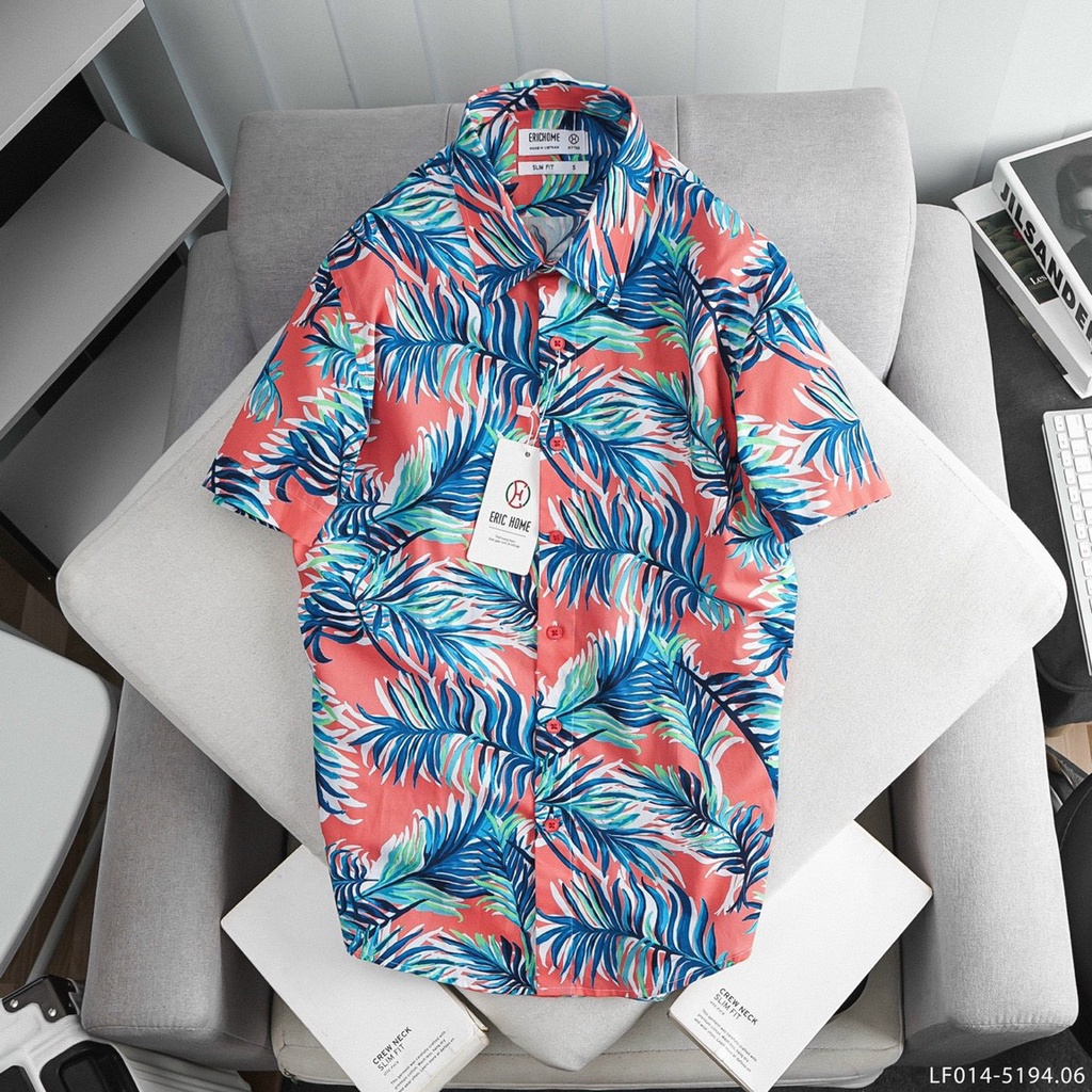 HÀNG VNXK - Sơ mi họa tiết hè đi biển hoạt động tập thể , nhiều mẫu lắm anh em ạ - SMEH7 -