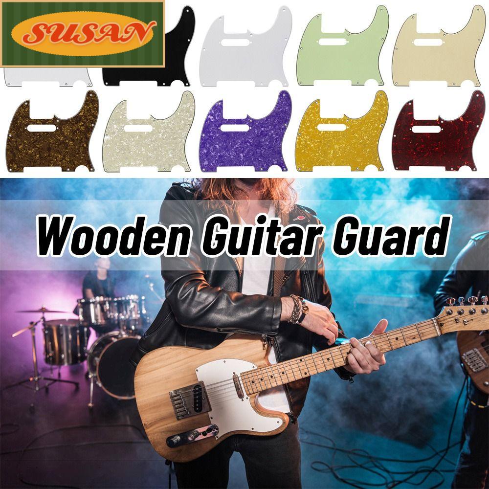 SUSANS Tấm Trang Trí Đàn Guitar Điện 10 Màu Tùy Chọn