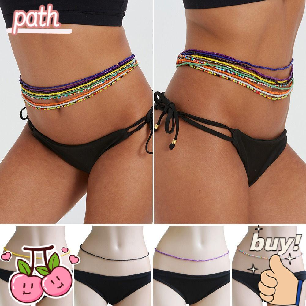 Dây Đeo Hông Đính Hạt Phong Cách Bohemia Thời Trang Đi Biển Quyến Rũ