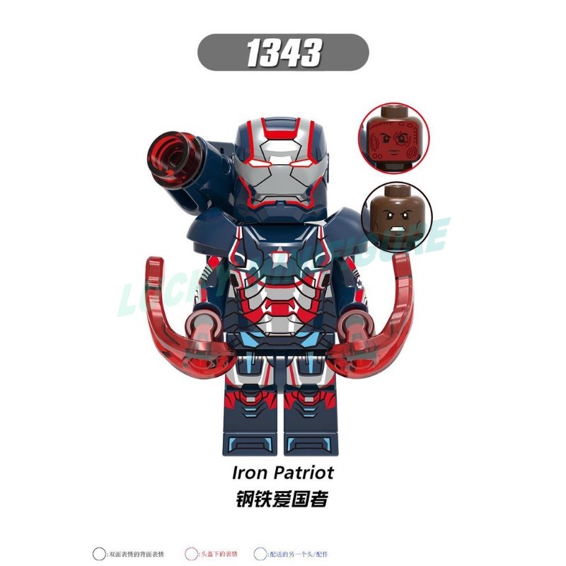 Đồ Chơi Lắp Ráp Lego Iron Man Mark 17 33 43 45 Mecha Avengers